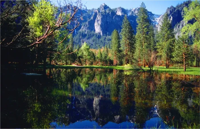 Framed Print : Spring-time in the Yosemite National Park, California, southern United States of America Framed Print : Spring-time in the Yosemite National Park, California, southern United States of America