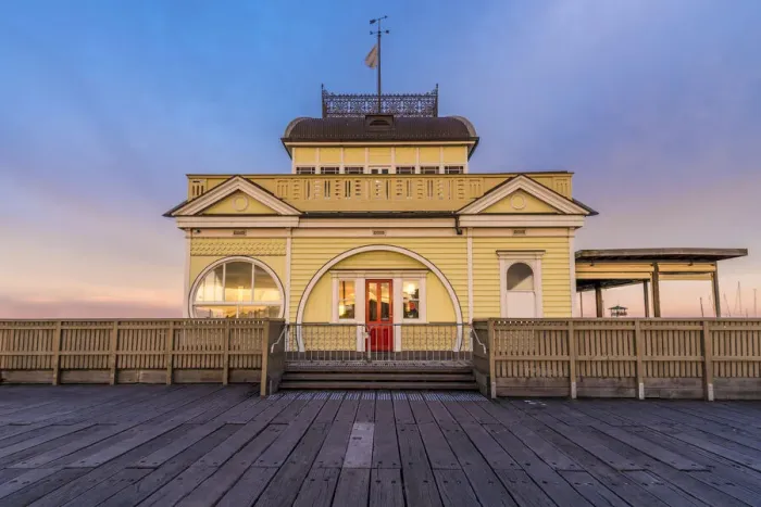 Framed Print : St Kilda pier, Melbourne, Australia