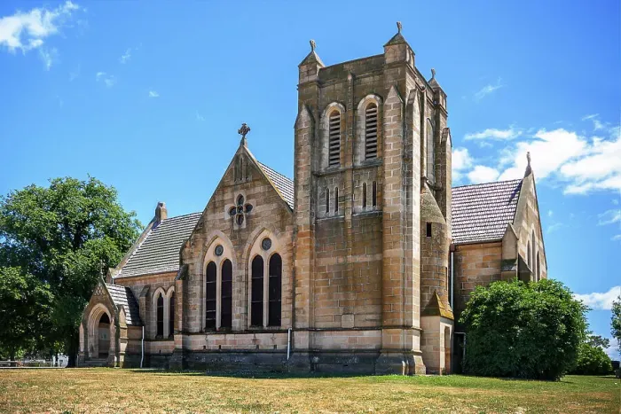 Framed Print : St Michael's & All Angels Church, Bothwell, Tasmania, Australia