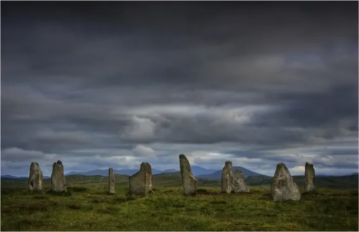 Framed Print : Standing stones of Callanish, Isle of Lewis, Outer Hebrides, Scotland