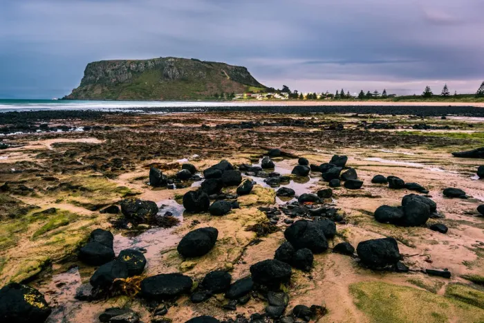 Framed Print : Stanley and The Nut, Tasmania