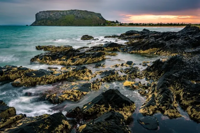 Framed Print : Stanley and The Nut, Tasmania