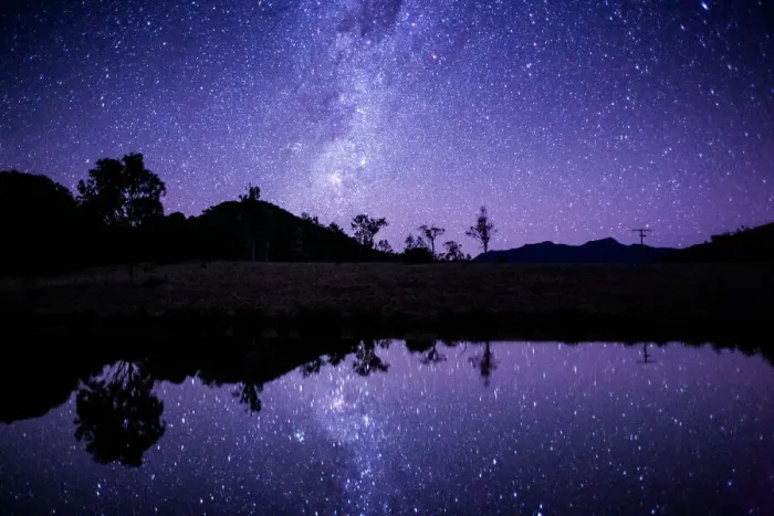 Framed Print : Star Field Lake Reflections Framed Print : Star Field Lake Reflections
