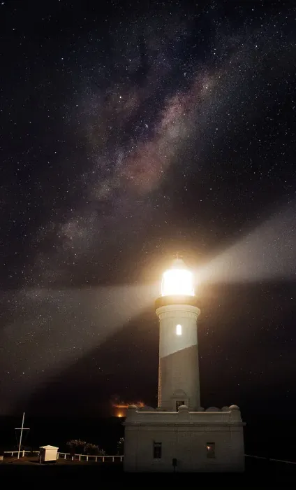 Framed Print : stars above lighthouse Framed Print : stars above lighthouse
