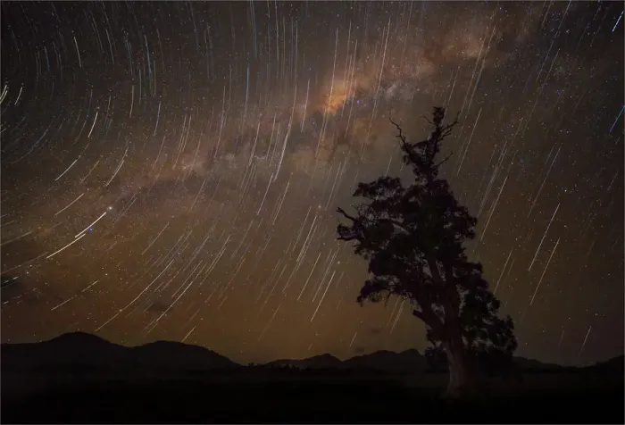 Framed Print : Startrails at Wilpena Pound Framed Print : Startrails at Wilpena Pound