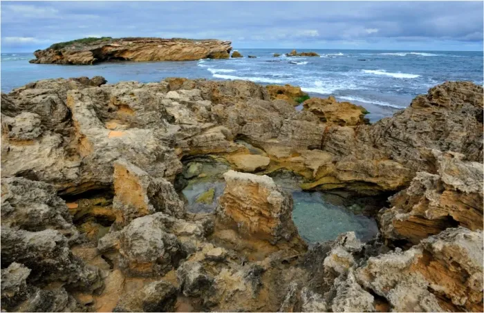 Framed Print : Sting Ray bay, eastern Victorian coastline, Australia