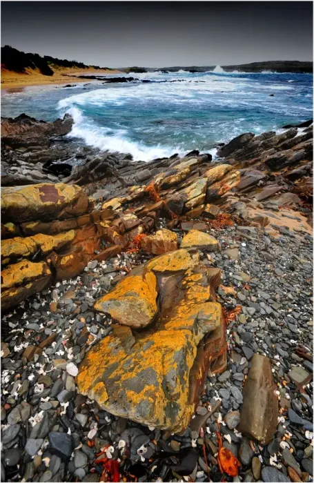Framed Print : Stokes point, Southern end of King Island, Bass Strait, Tasmania, Australia Framed Print : Stokes point, Southern end of King Island, Bass Strait, Tasmania, Australia