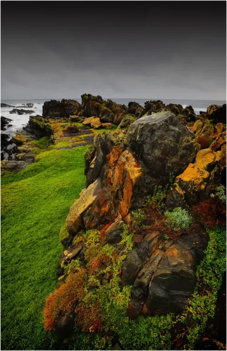 Framed Print : Stokes point, Southern end of King Island, Bass Strait, Tasmania, Australia Framed Print : Stokes point, Southern end of King Island, Bass Strait, Tasmania, Australia