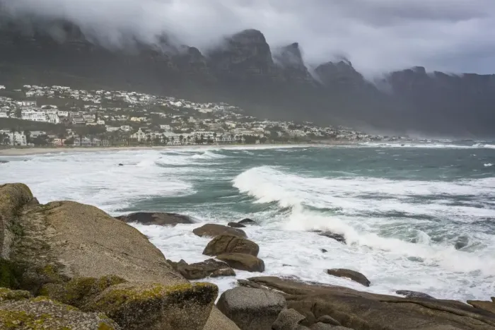 Framed Print : Storm over Camps Bay