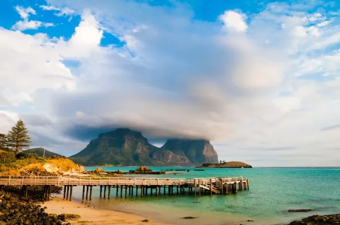 Framed Print : Storm cloud on Mt Gower Lord Howe Island Australia Framed Print : Storm cloud on Mt Gower Lord Howe Island Australia