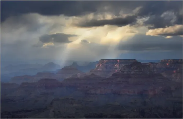 Framed Print : Storm over the Escalante wilderness, Arizona, Western united States of America