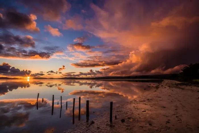 Framed Print : Stormy Sunrise Framed Print : Stormy Sunrise