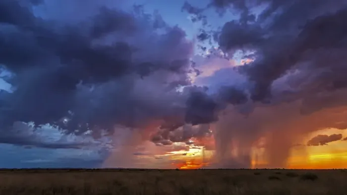 Framed Print : Stormy Sunset in the Pilbara
