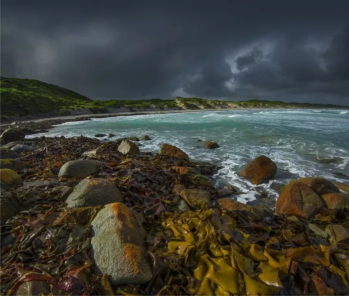 Framed Print : Stormy weather, King Island, Bass Strait, Tasmania, Australia Framed Print : Stormy weather, King Island, Bass Strait, Tasmania, Australia