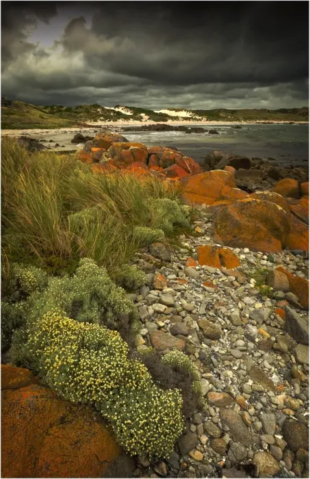 Framed Print : Stormy weather, King Island, Bass Strait, Tasmania, Australia Framed Print : Stormy weather, King Island, Bass Strait, Tasmania, Australia