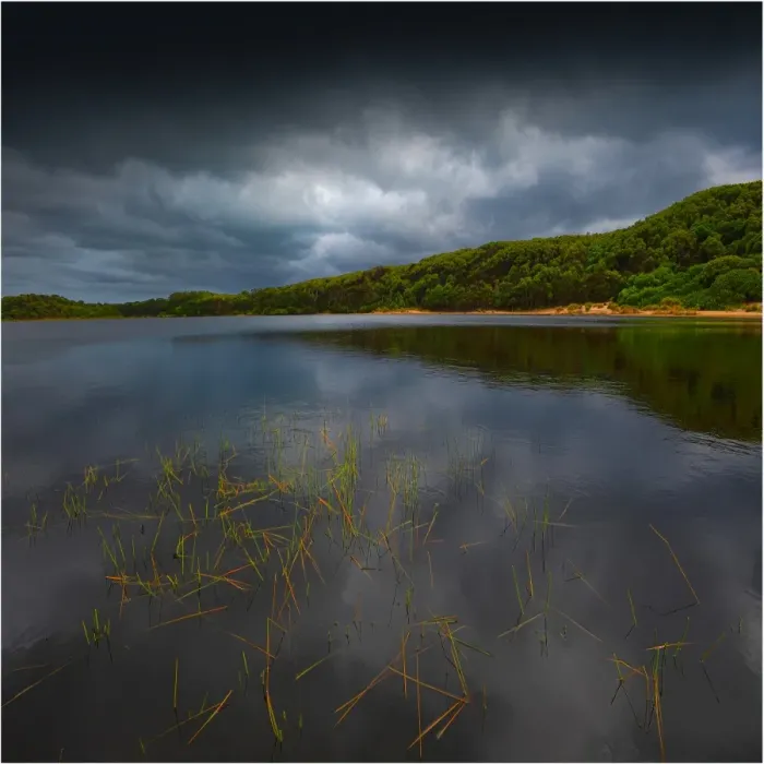Framed Print : Stormy weather, King Island, Bass Strait, Tasmania, Australia
