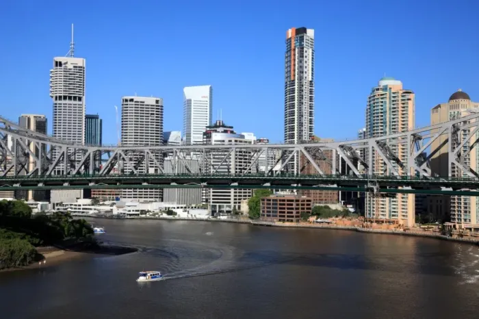 Framed Print : Story Bridge against Brisbane Skyline, Australia Framed Print : Story Bridge against Brisbane Skyline, Australia