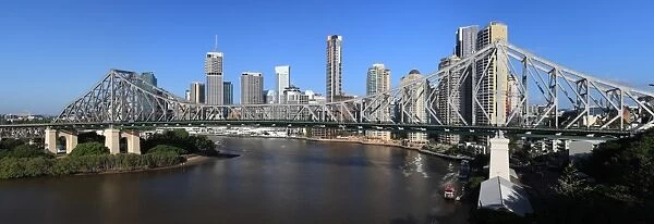Story Bridge and Downtown Brisbane, Australia