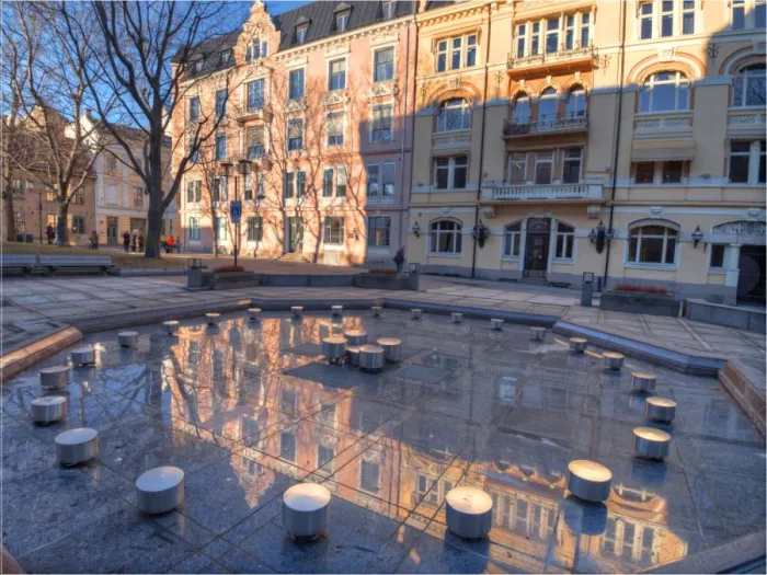 Framed Print : Street Reflections