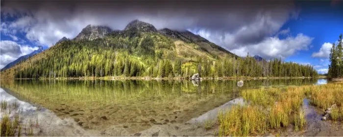 Framed Print : String lake during the Autumn season, a lovely small lake in the Grand Teton National Park, Wyoming, USA Framed Print : String lake during the Autumn season, a lovely small lake in the Grand Teton National Park, Wyoming, USA