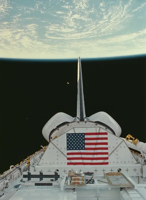 Framed Print : STS-8 - Space Shuttle Challenger