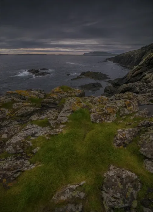 Framed Print : Sumburgh head coastline, Shetland Islands, Scotland