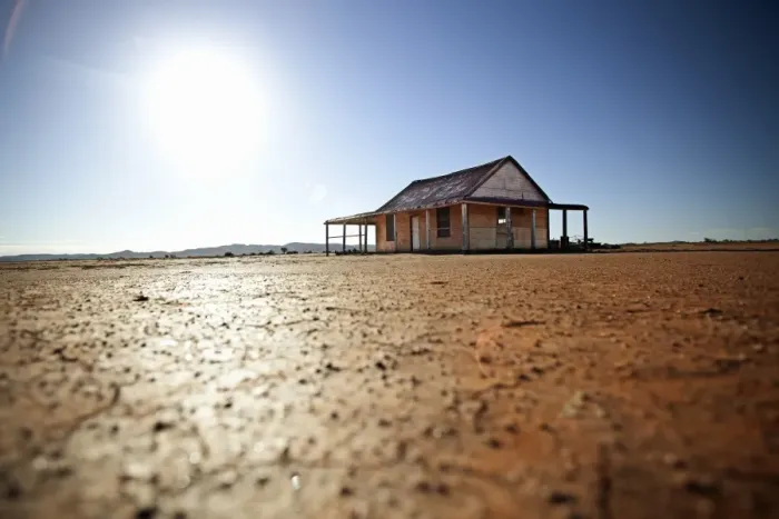 Framed Print : sun behind an outback shed Framed Print : sun behind an outback shed