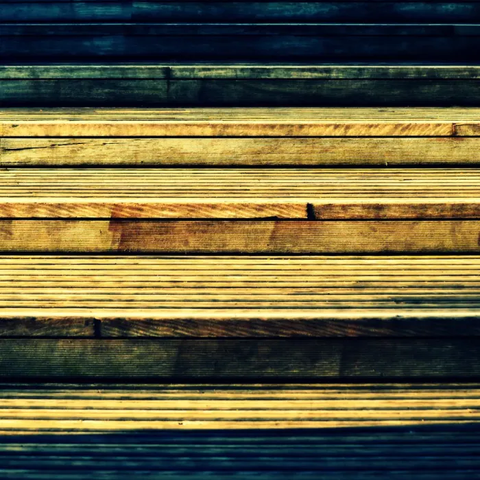 Framed Print : Sun worn. timber staircase at Federation Squares access to Princes Walk Framed Print : Sun worn. timber staircase at Federation Squares access to Princes Walk