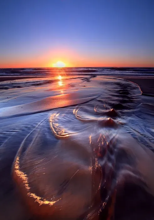 Framed Print : Sunrise at beach