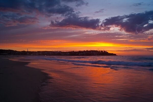 Sunrise at Bondi beach