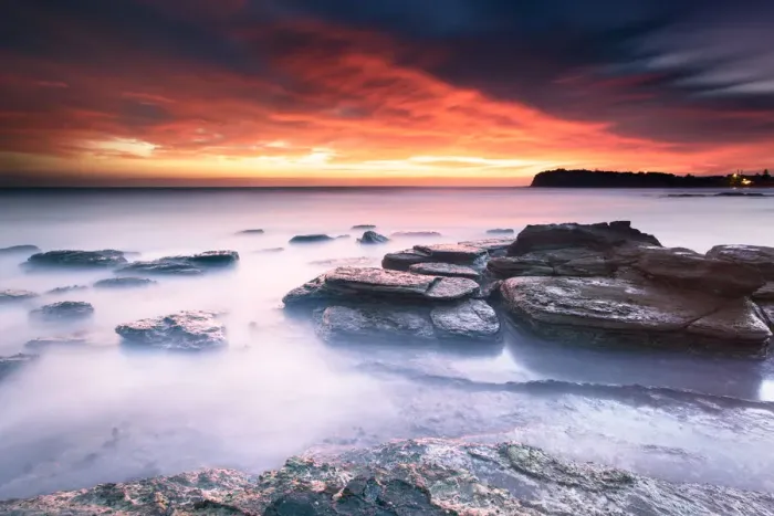 Framed Print : Sunrise at Collaroy headland