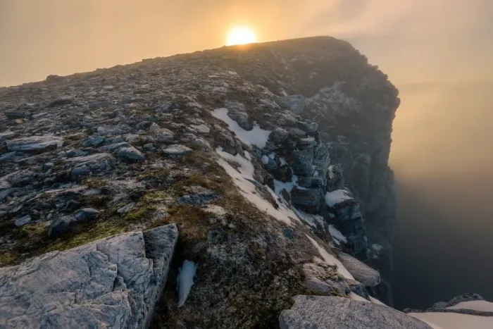 Framed Print : Sunrise at the top of Frenchmans Cap, Tasmania