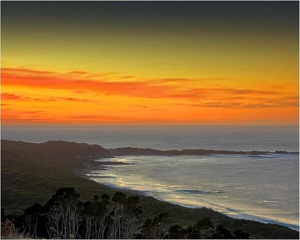 Sunrise at Grassy bay, King Island, Bass Strait, Tasmania, Australia