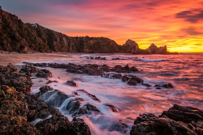 Framed Print : Sunrise at Murunna Point, New South Wales