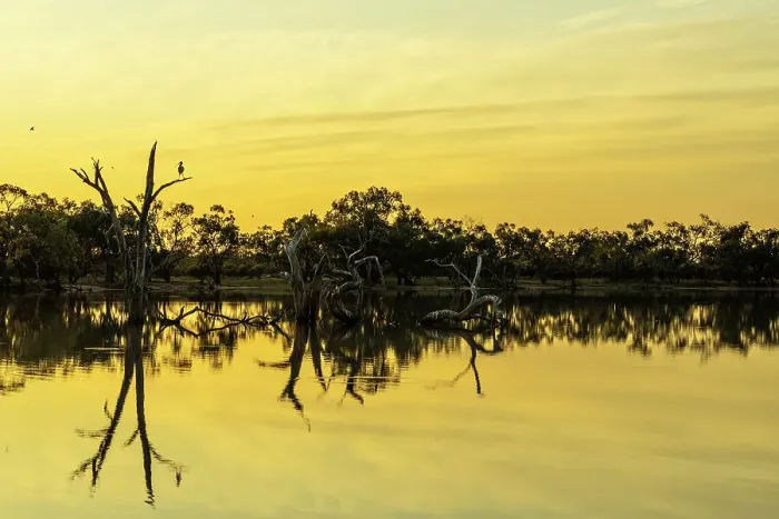 Framed Print : Sunrise in Qld Outback
