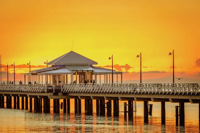 Framed Print : Sunrise over Shorncliffe Pier