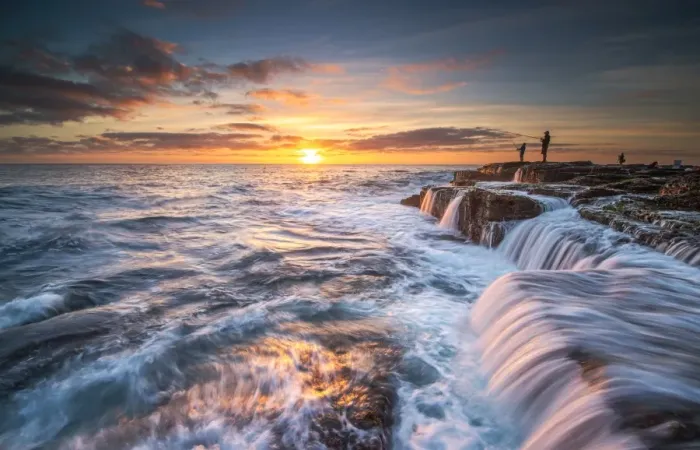 Framed Print : Sunrise from Turimetta beach Framed Print : Sunrise from Turimetta beach