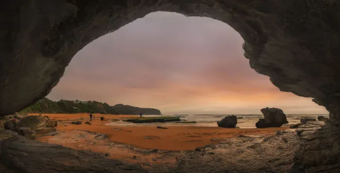 Framed Print : Sunrise at Turimetta Beach