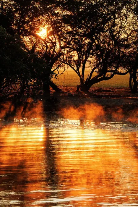 Framed Print : Sunrise over water Framed Print : Sunrise over water