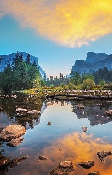 Jigsaw Puzzle Sunrise Yosemite National Park Mountains Landscape CA 500-Pieces 