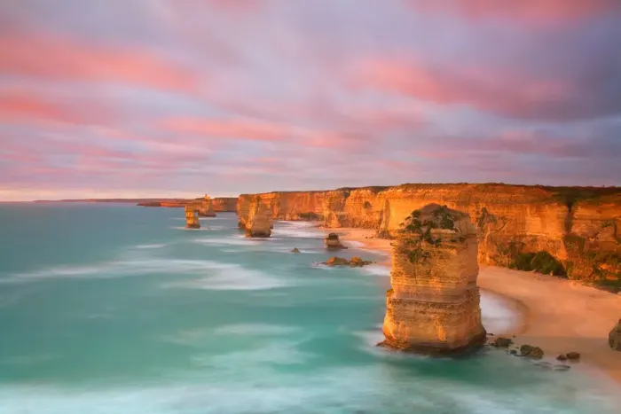 Framed Print : Sunset at Twelve apostles
