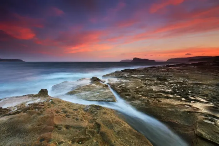 Framed Print : Sunset over Broken Bay
