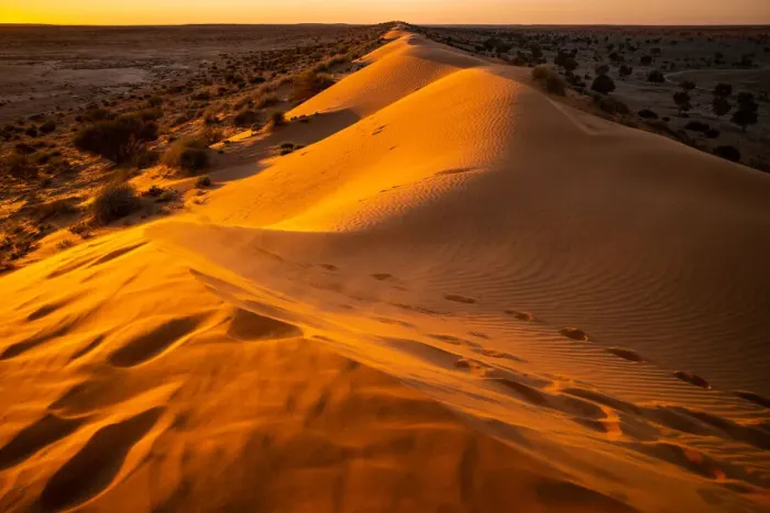 Framed Print : Sunset in the desert Framed Print : Sunset in the desert