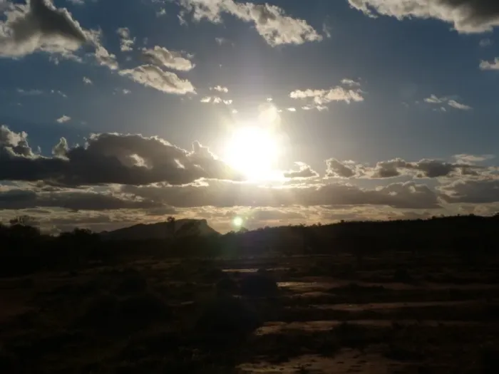 Framed Print : Sunset in the desert, Alice Springs