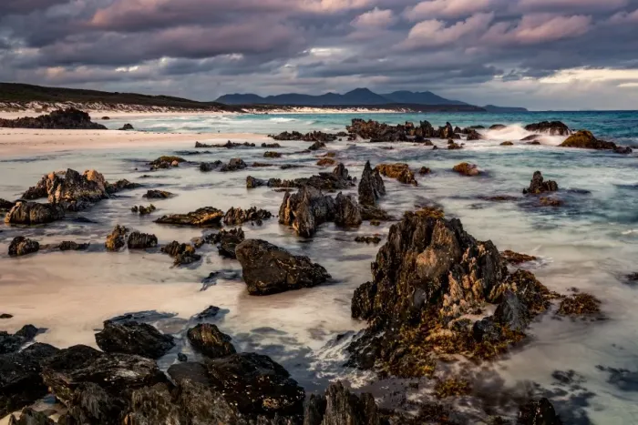 Framed Print : Sunset at Fitzerald Beach at Mamang trail in Fitzerald River National park in Western Australia