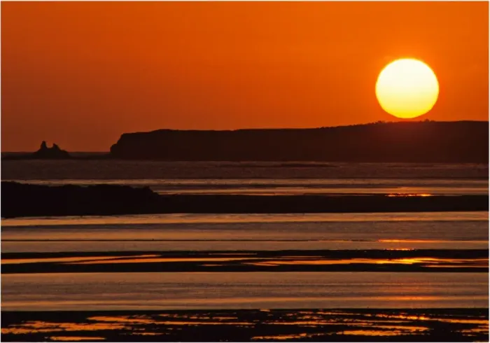 Framed Print : Sunset at Inverloch on Andersons Inlet, Victoria, Australia