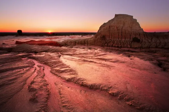 Framed Print : Sunset in Mungo National Park