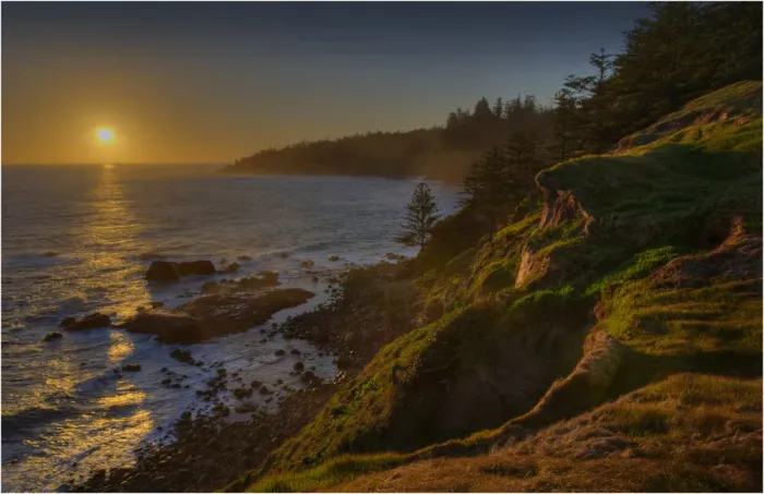 Framed Print : Sunset at Point Ross reserve on the coastline of Norfolk Island Framed Print : Sunset at Point Ross reserve on the coastline of Norfolk Island