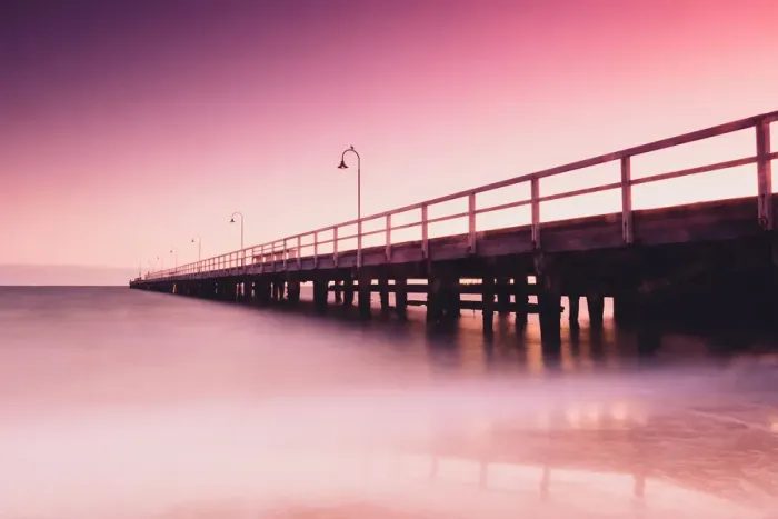 Framed Print : Sunset over Port Melbourne Framed Print : Sunset over Port Melbourne