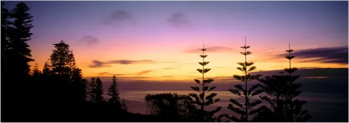 Framed Print : Sunset at Puppies point, Norfolk Island Framed Print : Sunset at Puppies point, Norfolk Island